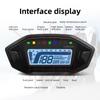 Universal Motorcycle LED Digital Speedometer 10000RPM 7 Colors Backlight Digital Odemeter Tachometer For 2,4 Cylinder