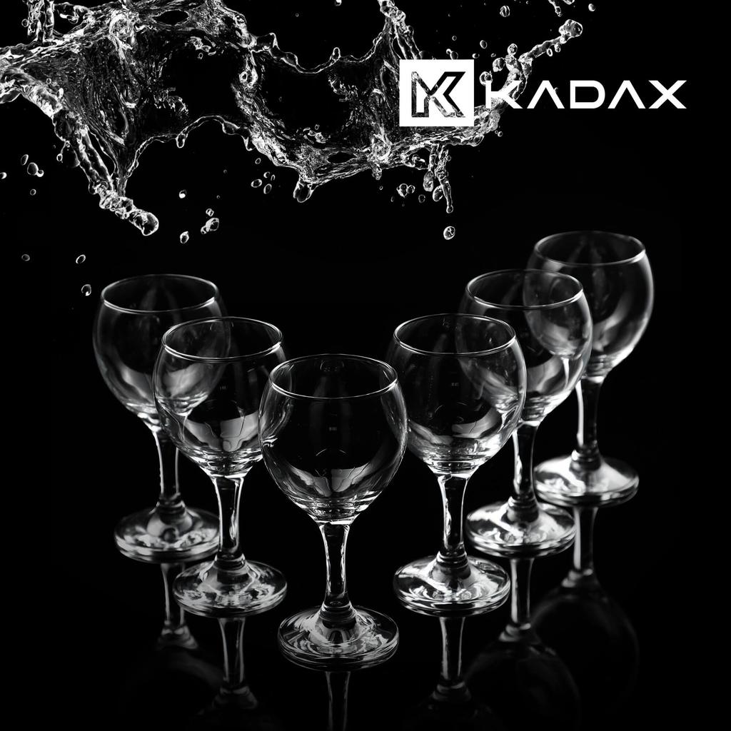 KADAX Kieliszki Do Wina Czerwonego 6szt Komplet Kieliszków Zestaw