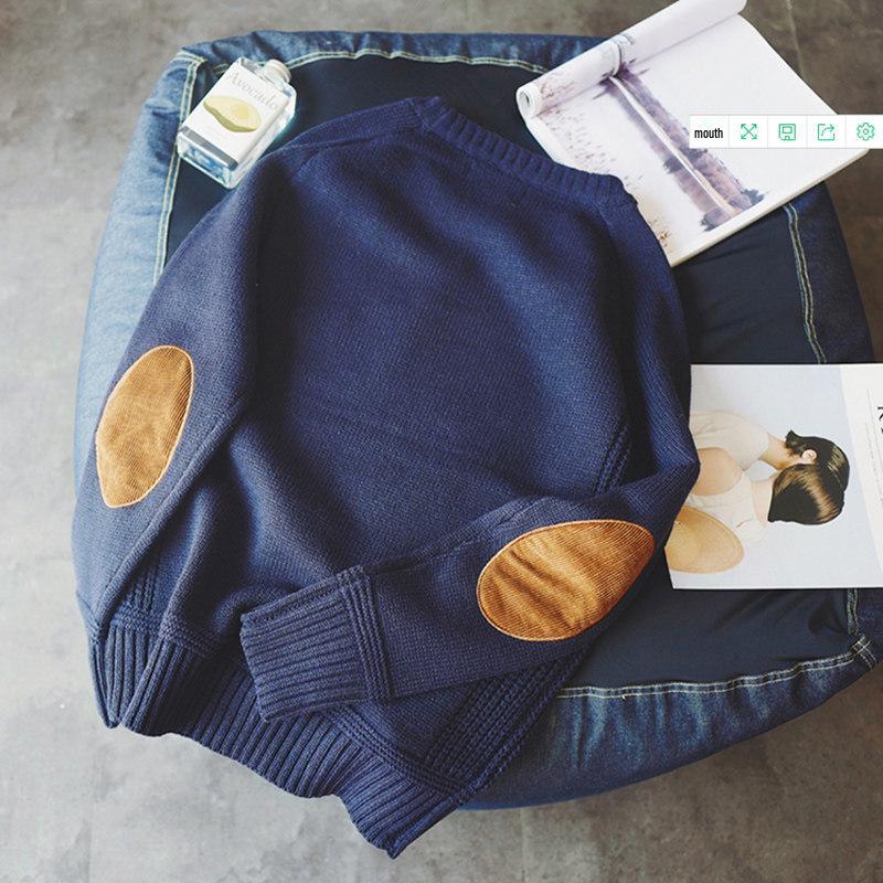 2025 Herren Retro Rundhals Strickpullover - Winterverdickt für Teenager & Studenten