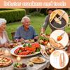 Crab Leg Cracker Tool Seafood Cracker Portable Picking Fork Lobster Claws Kitchen Accessory For Family Dinner Party Holiday