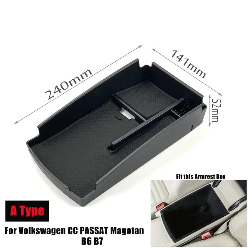 Car Accessories Armrest Storage Box For Volkswagen Golf 7 MK7 Golf 6 MK6 Scirocco Touran PASSAT Teramont Tiguan Touareg Sharan