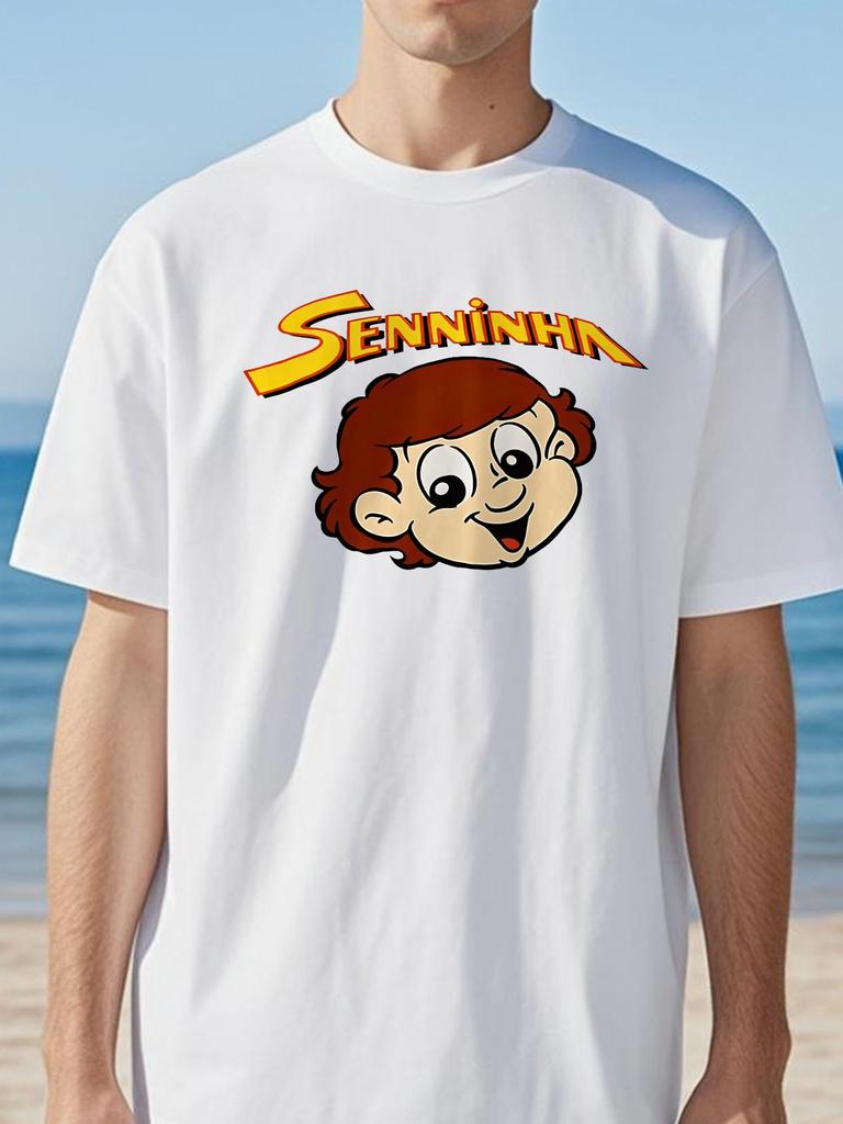 Tricouri Senninha Ayrton Senna Modă Bărbați Femei Îmbrăcăminte Topuri Estetice Haine Unisex Tricou Grafic Tricouri Vintage cu Mânecă Scurtă