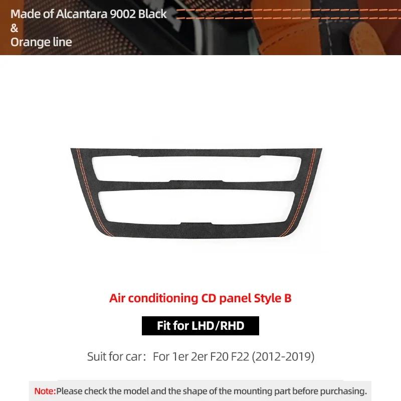 Betterhumz For BMW F20 F21 F22 Series 1 2 M235i Car Interior Air Conditioner CD Trim Panel Sticker Made of Alcantara Accessories