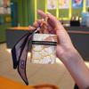 Vintage Mini Bucket With Scarf Coin Purse Embroidery Lipstick Storage Bag Earphone Bag Small Bag Pendant Fashion Accessories
