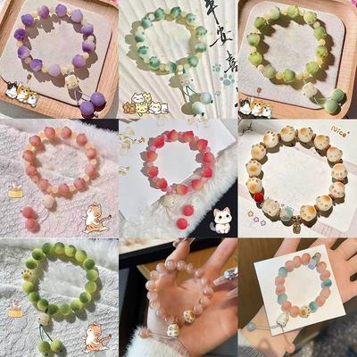 Cat Claw Style Beaded Bracelet for Women Handmade Jewelry Fashion Accessory Birthday PParty Gifts for Friends