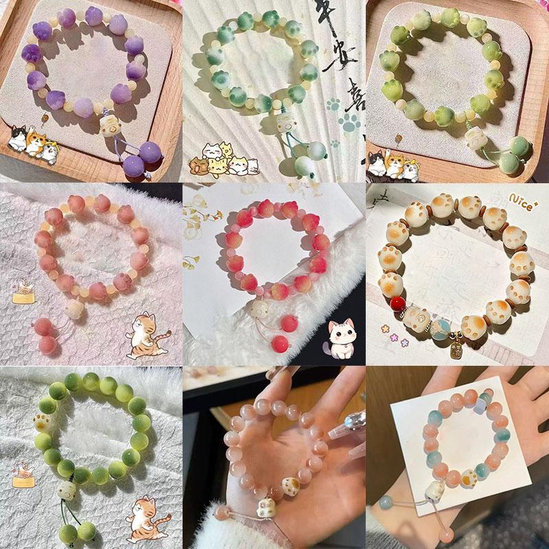 Cat Claw Style Beaded Bracelet for Women Handmade Jewelry Fashion Accessory Birthday PParty Gifts for Friends