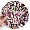 50 Nezuko Cartoon Stickers Personalized Demon Slayer: Blade Decorative Mobile Case Water Cup Japanese Comic Stickers