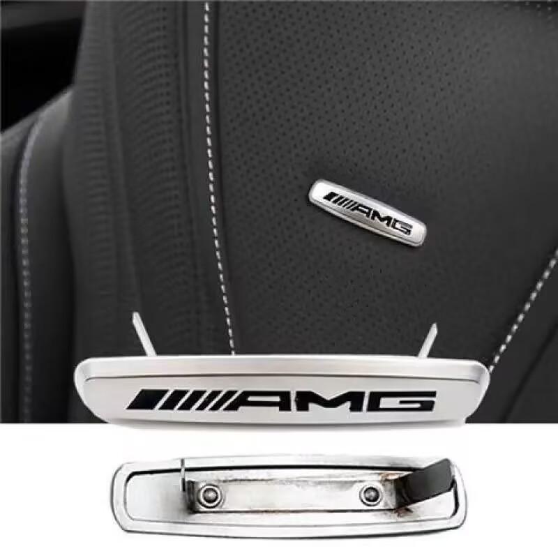 1pcs Seat Sticker Badge Sticker Interior Sticker For Mercedes-benz AMG Maybach Brabus GLB GLC GLE GLS CLS CLA W215 W205 W463 QX3