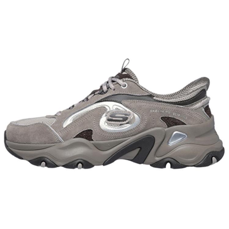 Кроссовки Skechers DLites 5.0 Panda Женские Серый Серебристый 150527-DKBR 38