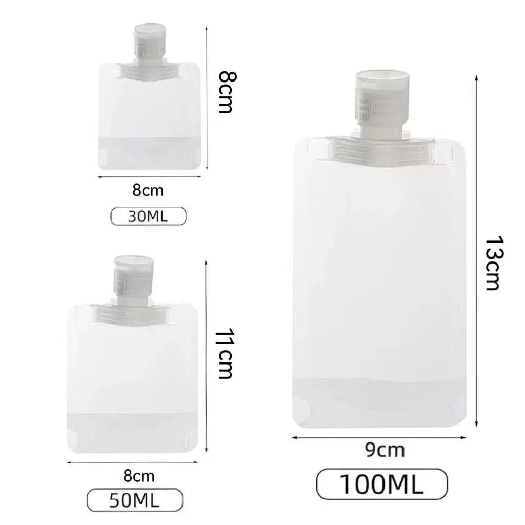 Portable Squeeze Bottle: Travel-Size Container for Cosmetics, Shampoo, Lotion, Shower Gel & Facial Cleanser