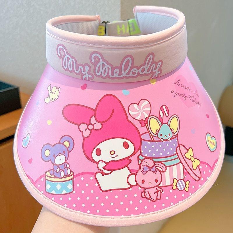 Children's Cute Cartoon Bunny Visor Hat for Boys and Girls, Sun Protection, Breathable, Summer UV Protection Sun Hat