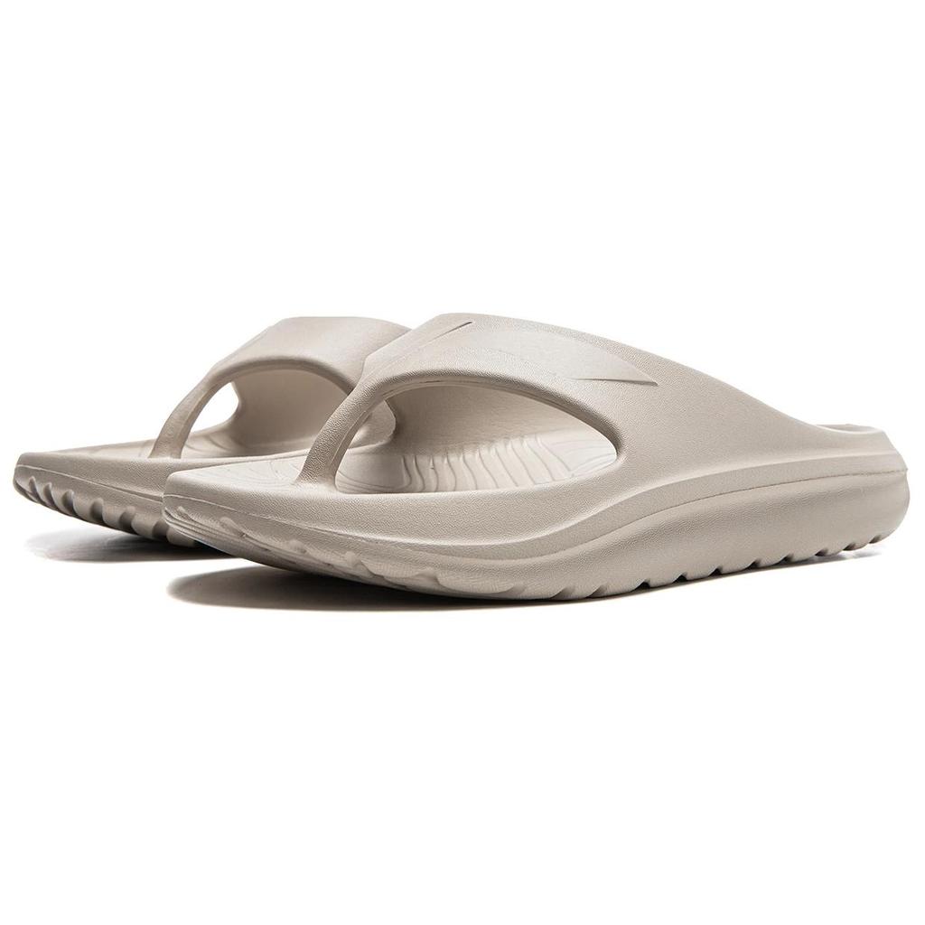 Li-Ning Trendy Comfortable Anti-Wear Non-Slip Flip Flops Unisex Footwear Gray AGAU017-3