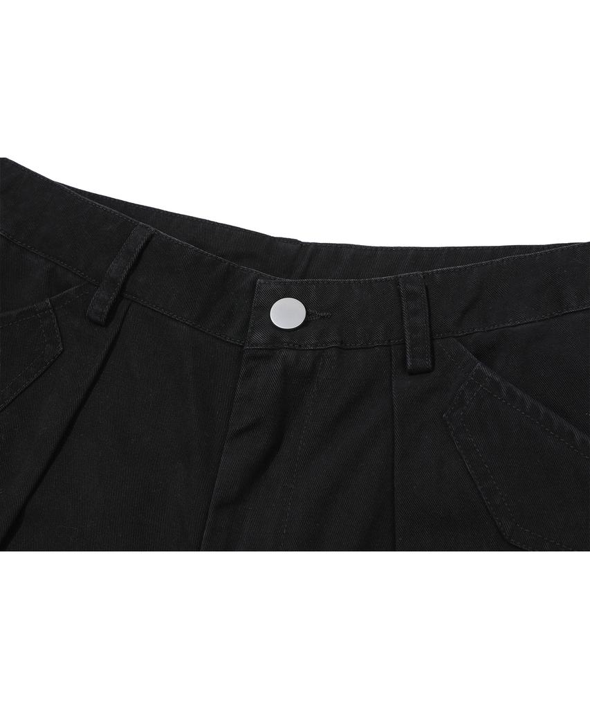 CPGN STUDIO Bermuda Cargo Cutout Pants Black