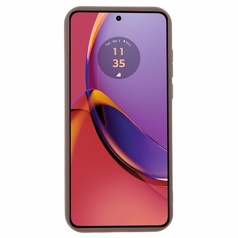 

For Motorola Moto G84 5G Case Thickened TPU Anti-Fall Protection Phone Cover Brown