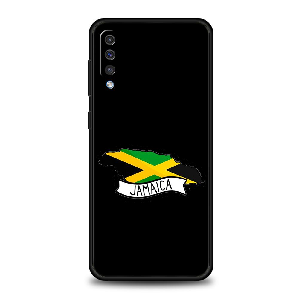 Jamaica National Flag Case For Samsung A56 A36 A26 A24 A16 A14 A12 A32 A50 A70 A22 A30 A40 A34 A54 A42 A52 A04s A06 5G Cover