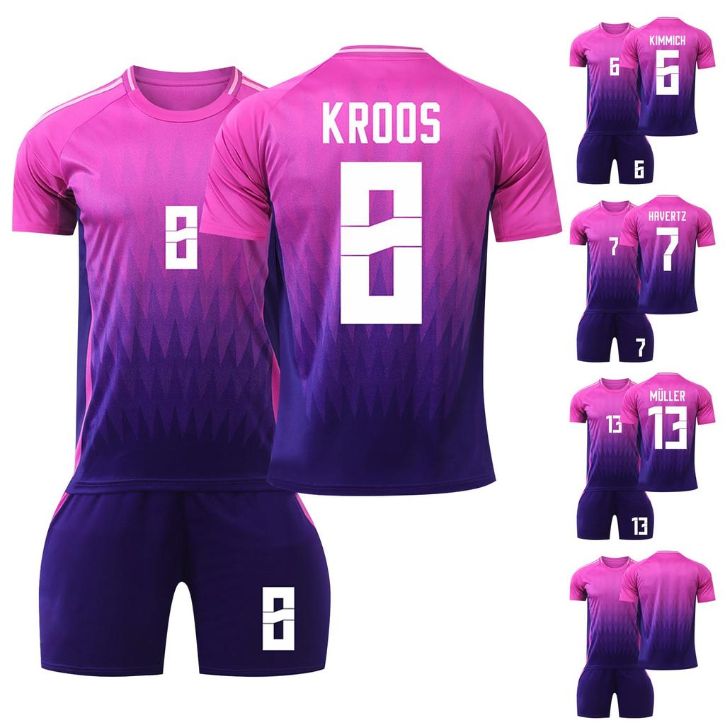 2425 Football Jerseys Shorts Socks Set New Season Shorts Socks Kneepad Adult Sizes Outfits