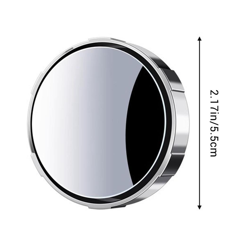 Car Convex Mirrors Blind Spot Mirror 360° Adjustable Wide Angle HD Suction Cup ABS+Glass Universal Rear View Assist for Parking