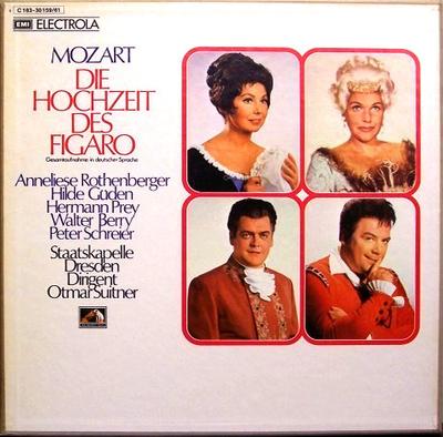 LP Record WOLFGANG AMADEUS MOZART , ANNELIESE - Die Hochzeit Des Figaro 1C1383015961 Die Stimme Sein Germany Classical Used