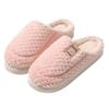 Cotton slippers women's autumn new velvet warm cotton shoes couple home hair slippers shoes bag head cotton mop