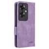For Oppo Reno11 F 5G Shockproof Case Hardware Decor PU Leather Wallet Phone Cover