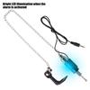 Fish Bite Alarm LED Illuminated Indicators Chain Hanger Fishing Tool Tackle Accessory Blue