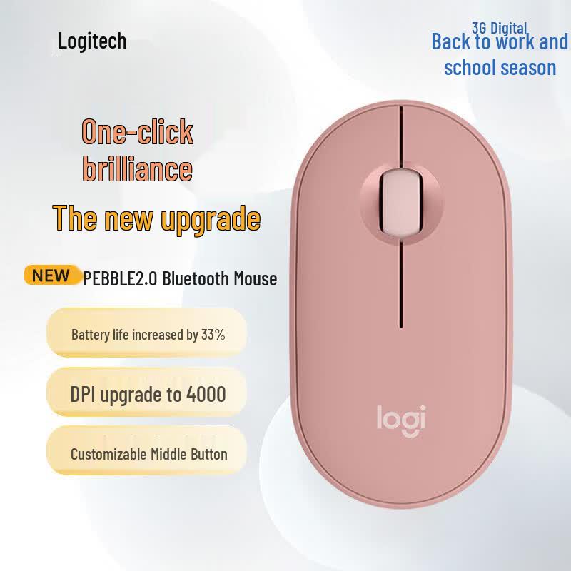 

Logitech PEBBLE 2.0 Wireless Bluetooth Mouse