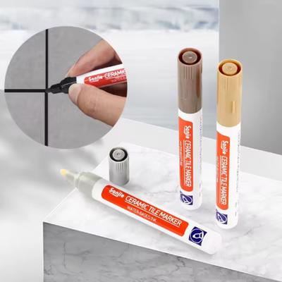 3pcs-Waterproof Marker Pen Wall Seam Repair Tiles Grout Markers Pens Floor Bathroom Decontamination Paint Brush Tools