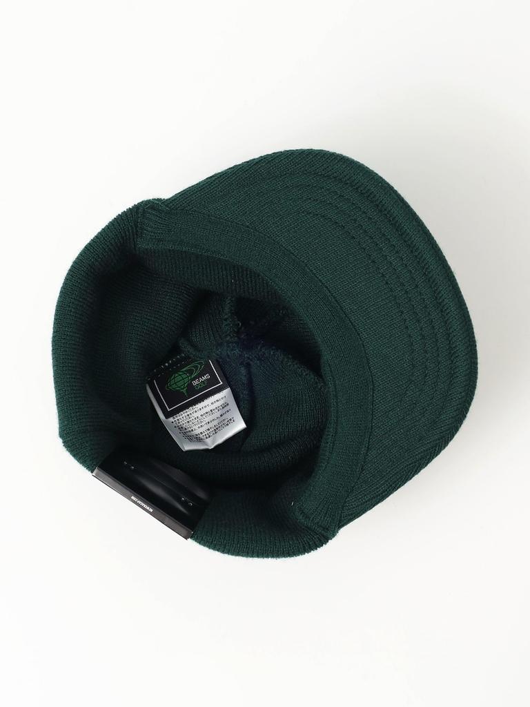 Beams Golf Hat [Special Order] NEW ERA Logo Knit Visor, White, One Size, 81411268123