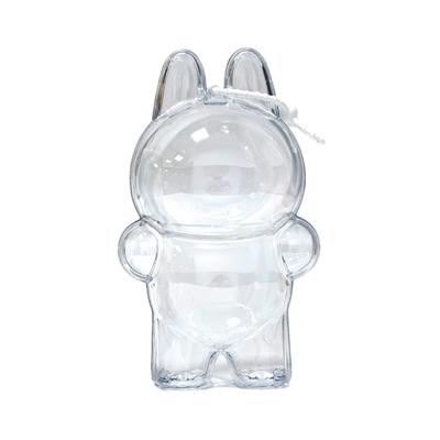 Shatterproof Dustproof Case for 3rd Gen Anime Figure Doll Clear Doll Protector with Secure Silicone Strap for Easy Use
