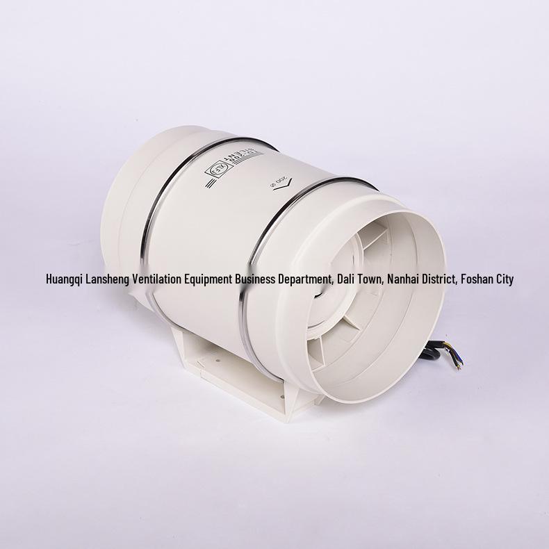 Ventilador de Exaustão de Cozinha de Alta Potência / Ventilador de Ventilação com Duto Redondo / Extrator de Fumaça Supercarregado