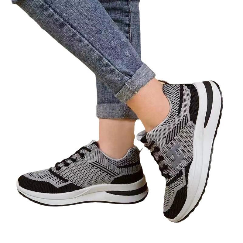 New Women'S Sports Shoes For Spring And Summer, Fashionable And Versatile Running Shoes, Mesh Breathable Casual Shoes