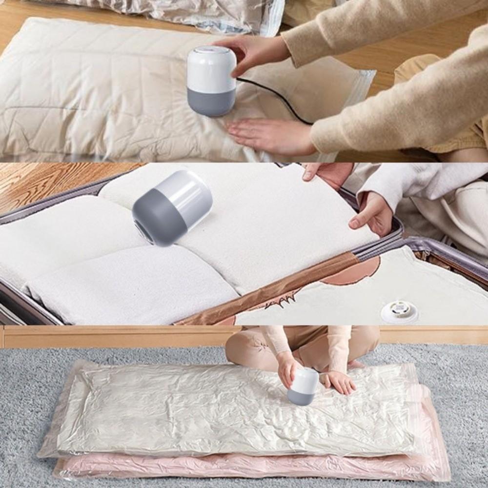 Scheduled Power-off Protection Compression Bag Suction Pump Space Saving Powerful Electric Vacuum Bag Pump Fast Pumping