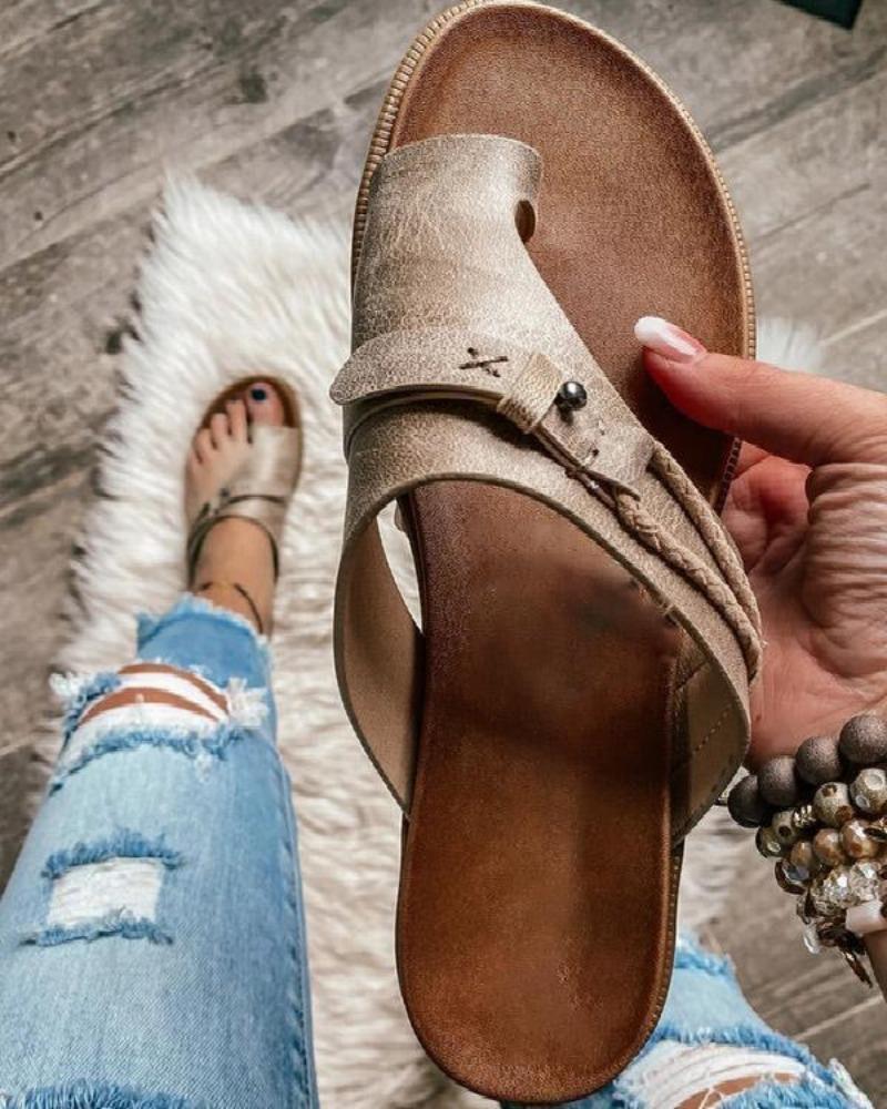 Plus Size Shoes for Women 35-43 Summer 2024 Women Comfortable Flat Casual Outdooer Sandals Beach Soft Slippers Platform Sandals