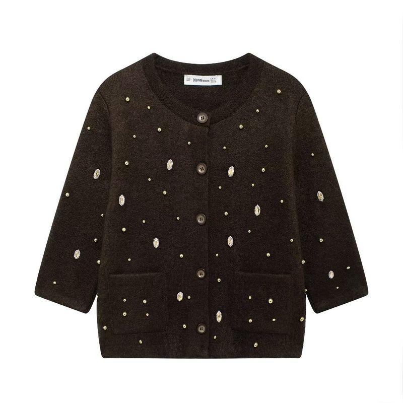 Kaslead New Arrival Women's Fashion Style Fashion Minimalist Jewelry Beading Knitting Outwear 6427113