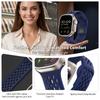 Hypoallergenic FKM Rubber Strap Premium Airflow Band for Apple Watch Ultra 3 2 49mm Sports Bands for Series 11 10 9 8 7 6 5 & SE