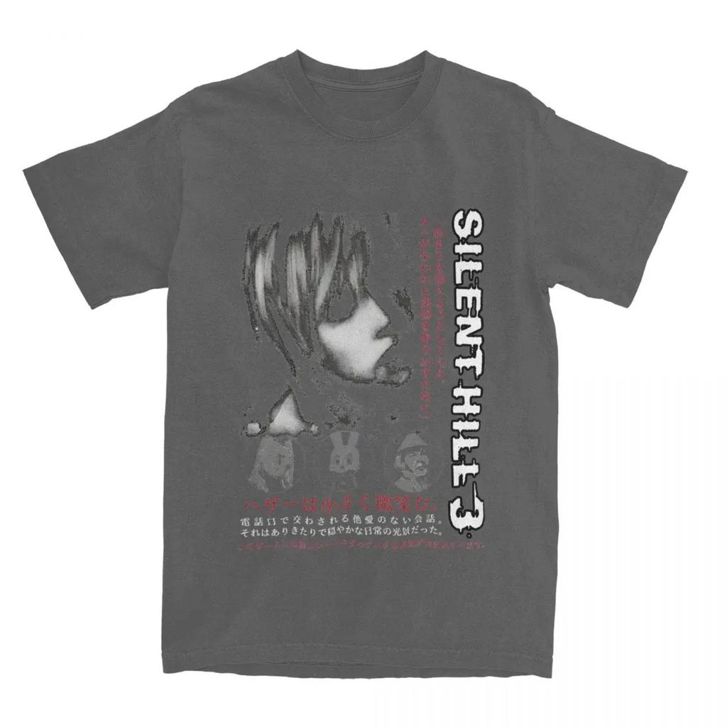 Novelty Horror Game Silent Hill 3 T Shirt Men Women's  Heather Mason Tees Shirt Summer Clothes