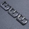 Stainless Steel Pin Tang Buckle Rubber Leather Watchband 18mm 20mm 22mm 24mm 26mm For Panerai Wristband Screw Clasp Accessories