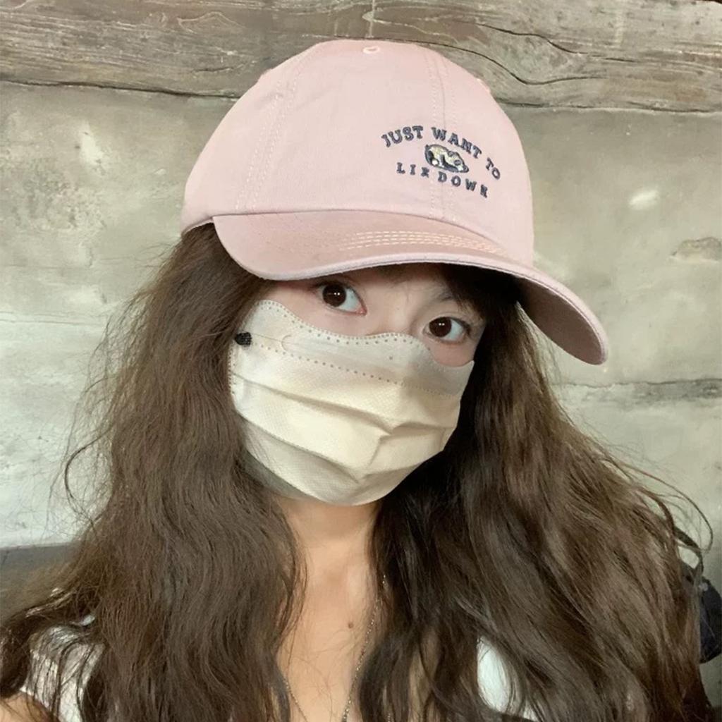 High Quality Panda Embroidered Baseball Cap Men'S And Women'S Sunshade Cute Cartoon Casual Versatile Cap