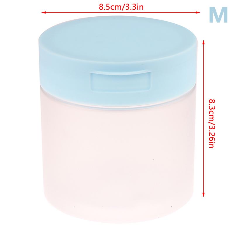 250/300/350 Ml Makeup Remover Cotton Cream Jar Lid Body Lotion Scrub Jar Cosmetic Container Travel Portable Bottle With Tweezers