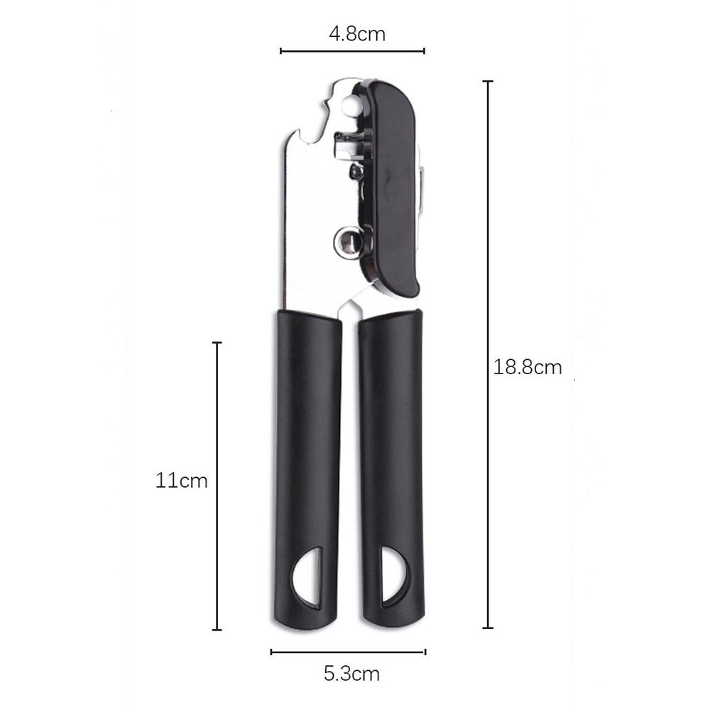 1pc Stainless Steel Multifunctional Professional Can Manual Can Opener Craft Beer Grip Can Opener Bottle Opener Kitchen Gadgets