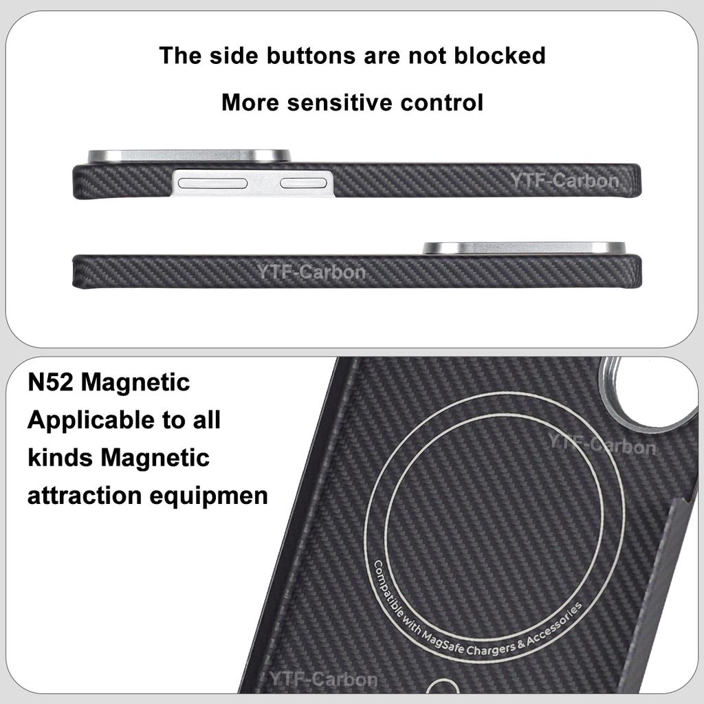 YTF-carbon Luxury Real Kevlar Case for Samsung Galaxy S26 Ultra/S26Plus/S26, Aramid Fiber Magnetic MagSafe Cover