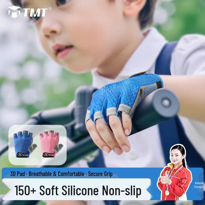 

TMT Half-Finger Sports & Training Gloves Kids L (9-16 years)