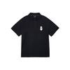 New MLB Base Logo Polo Shirt Men's Black 3LPQH1023-50BKS