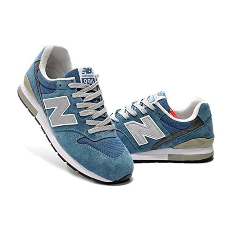 New Balance Nb 996 Series Casual Versatile Low-Top Marathon Running Shoes Unisex Sneaker Sky-Blue MRL996AS