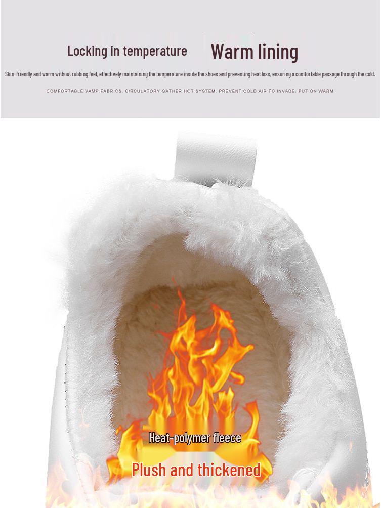 Men's High-Top Waterproof Velvet-Lined Winter Sneakers & Snow Boots