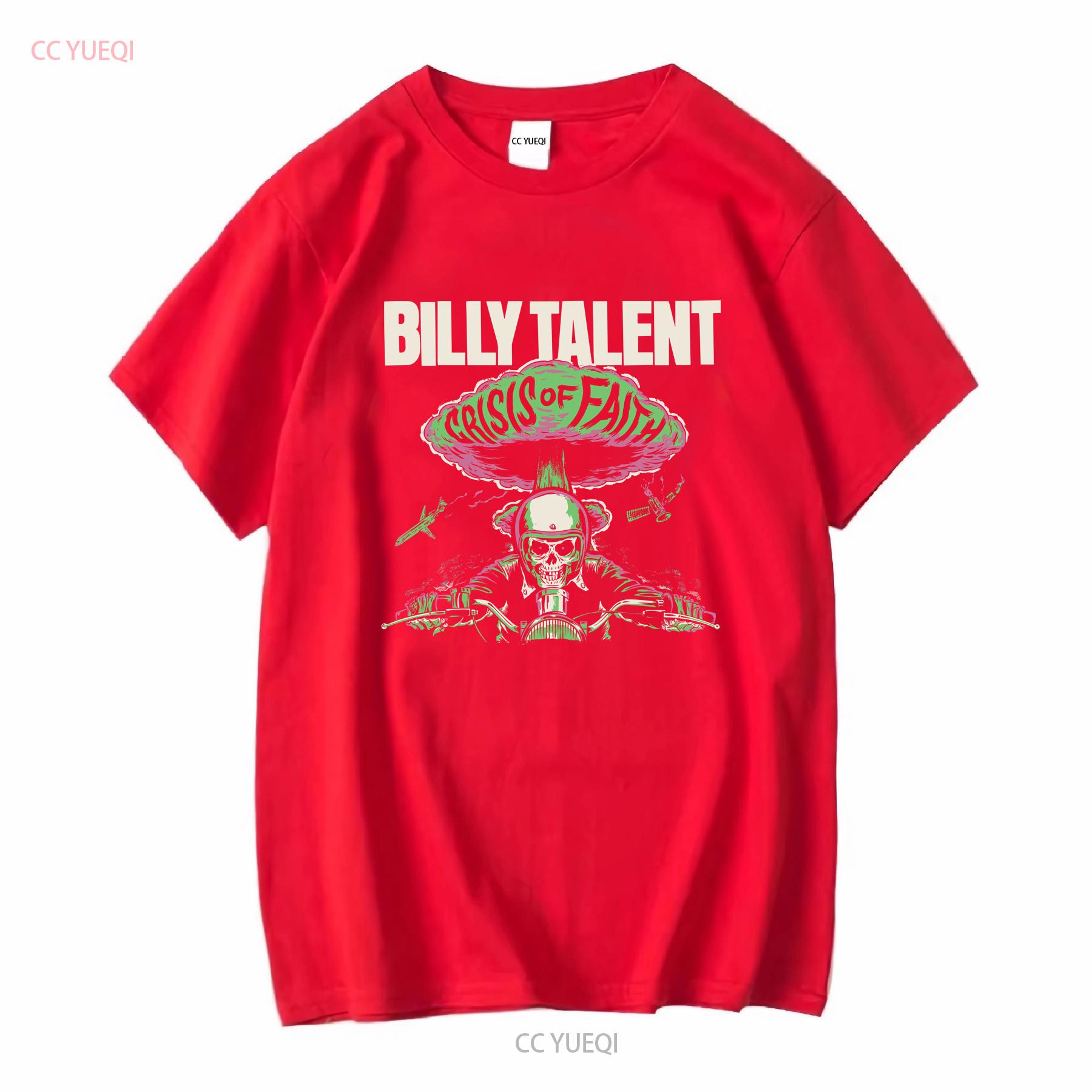 

BILLY TALENT Кризис веры Футболка Черный Хлопок S до 2345XL MD728 с длинным или коротким рукавом винтажный Стиранный Универсальный уличная одежда S