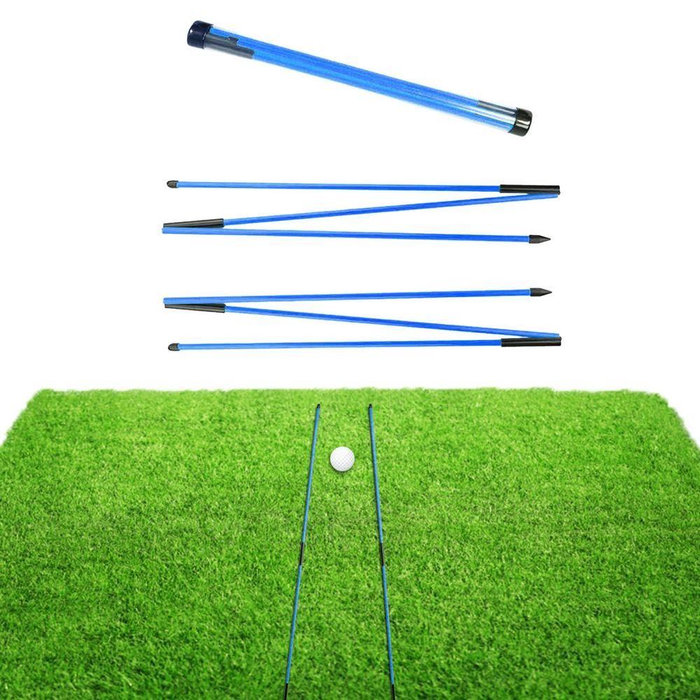 Golflevel verbessern Golf Ausrichtungshilfen Faltbarer Richtungsanzeiger Golf Schwungtrainer