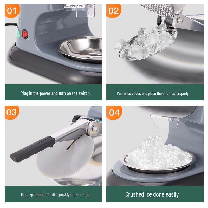 Wutuo Commercial Electric Ice Shaver