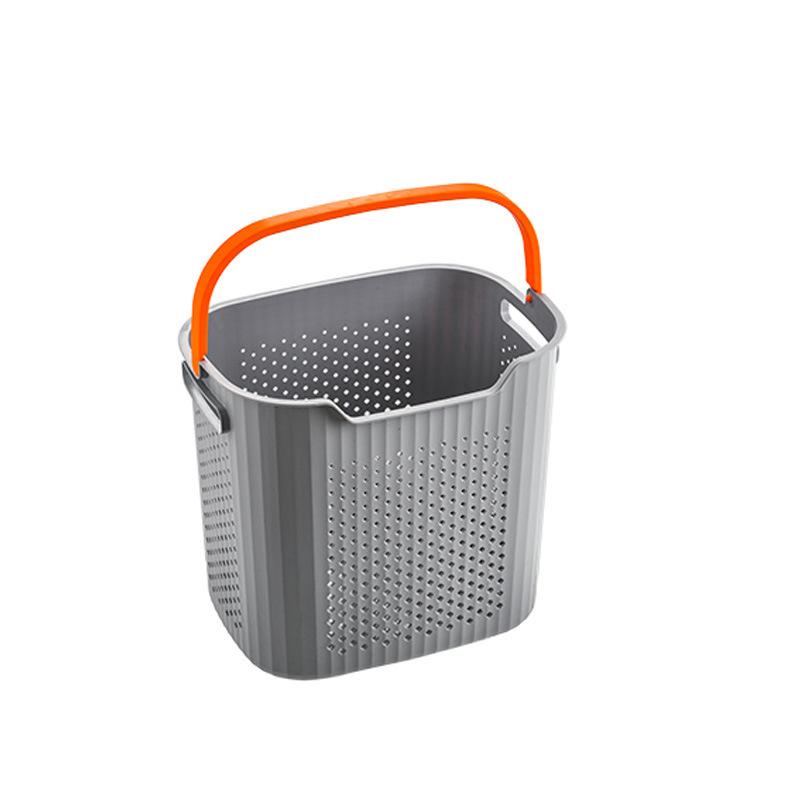 Portable Handheld Plastic Laundry Basket for Clothes and Sundries - High-Grade, Hollow Design for Easy Storage