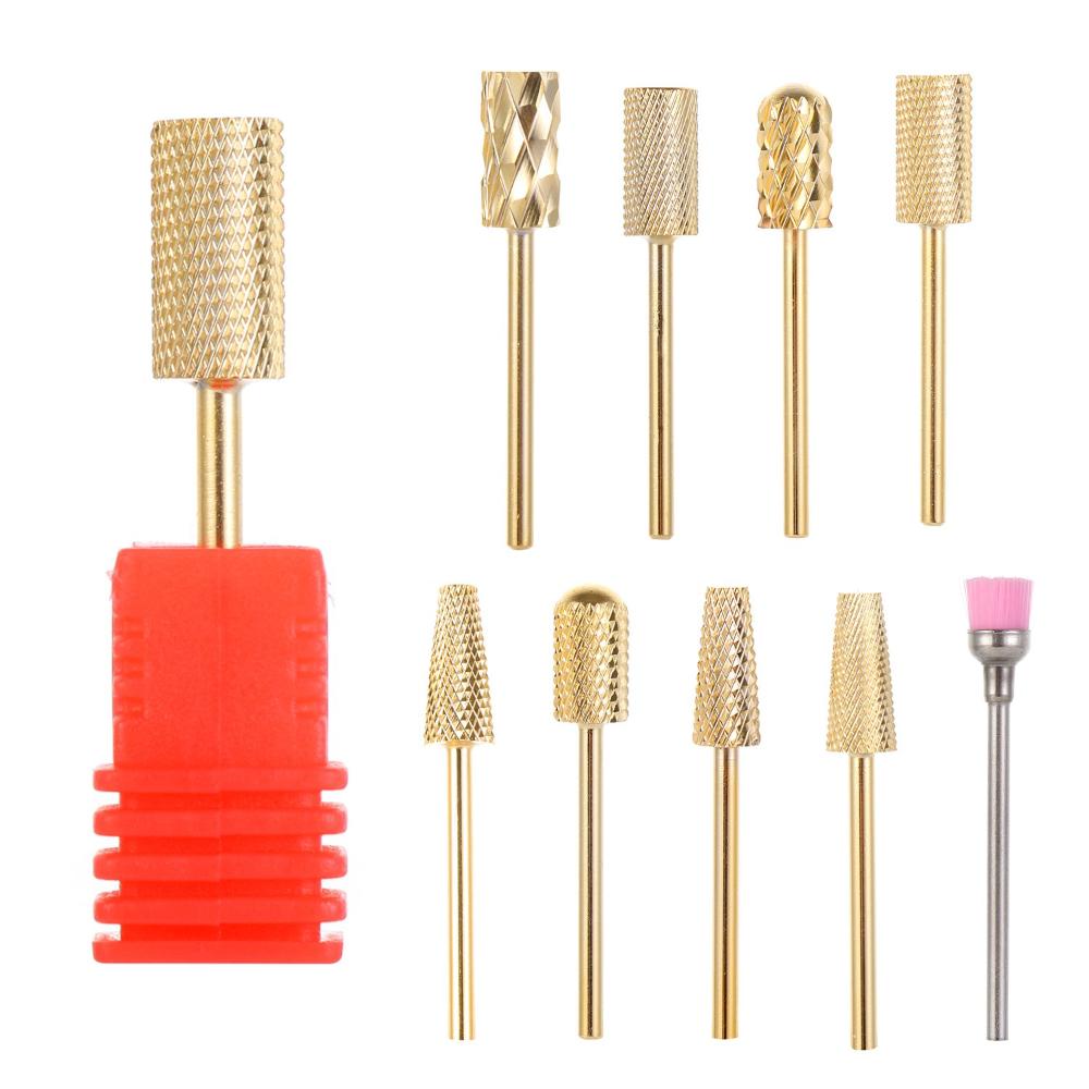 

Tools Cone Carbide Bit Tungsten Steel Carbide Nail Drill Bits Large Tapered Barrel 3/32 inch Shank C Smooth Top